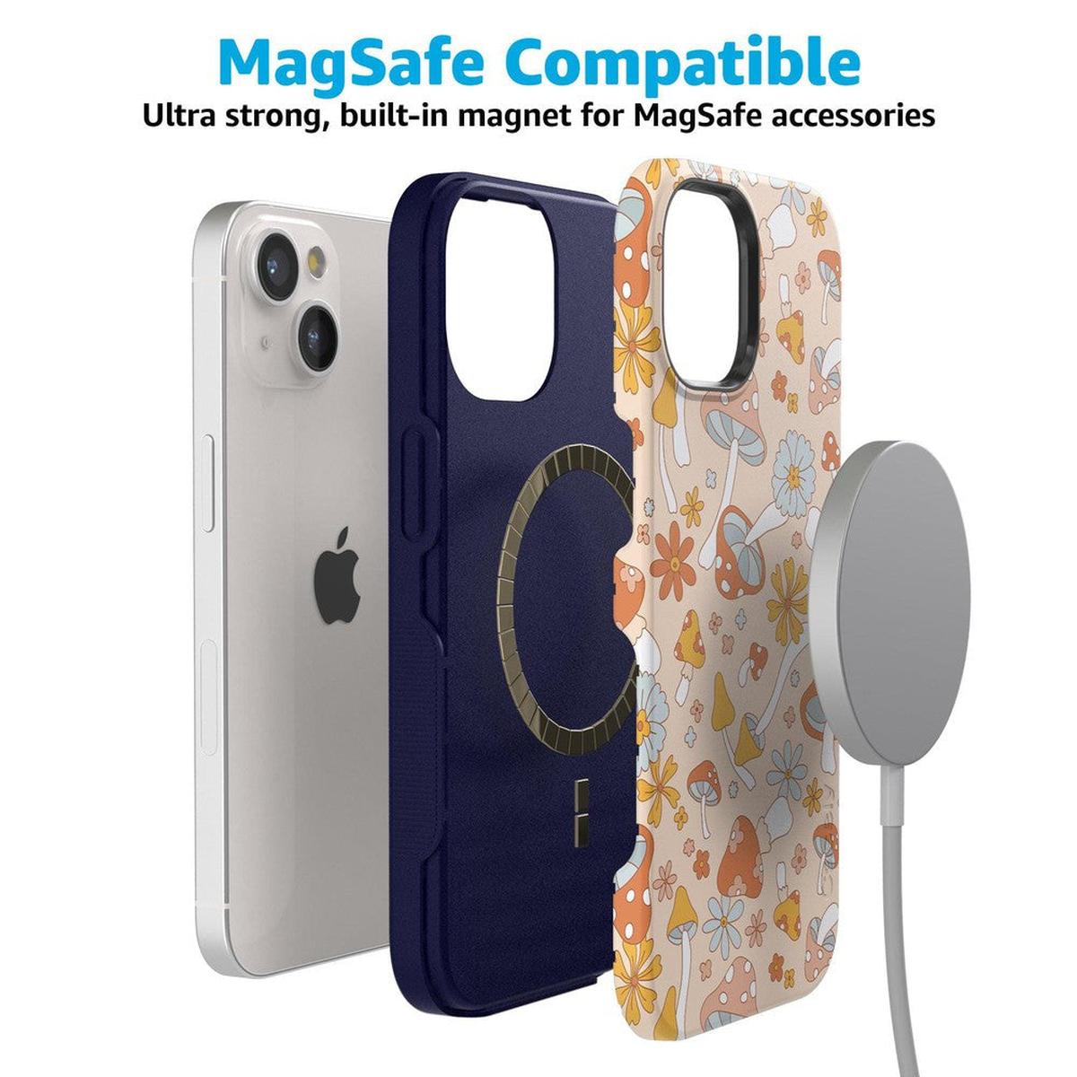 Mushroom Magic | Retro Floral Case iPhone Case get.casely