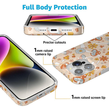 Mushroom Magic | Retro Floral Case iPhone Case get.casely