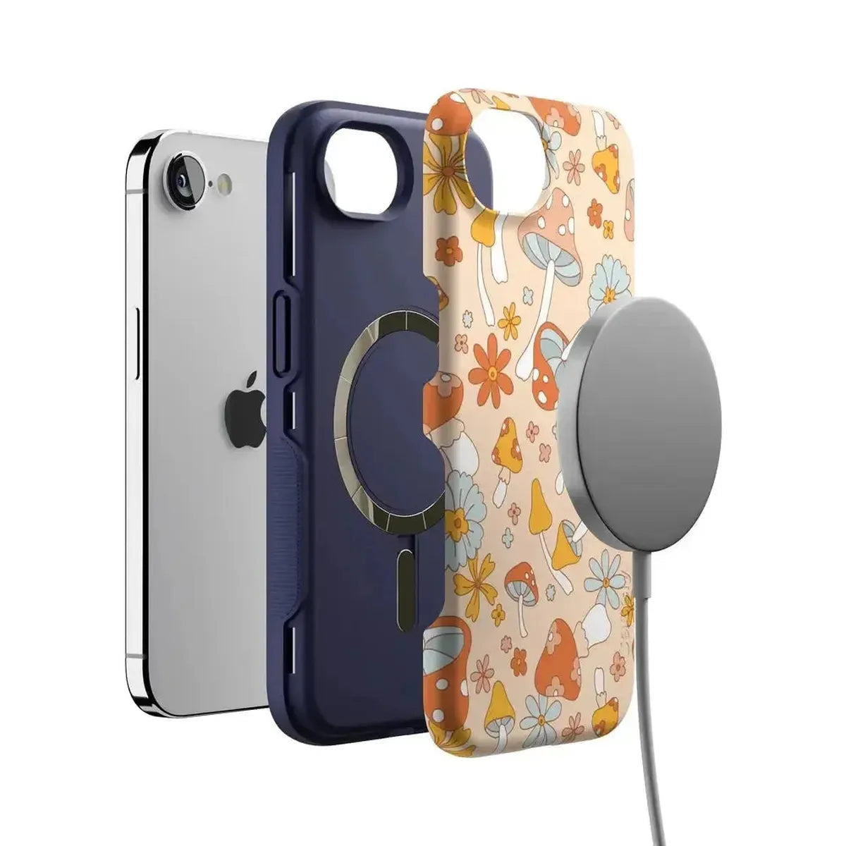 Mushroom Magic | Retro Floral Case iPhone Case get.casely