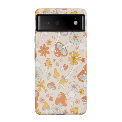 Mushroom Magic | Retro Floral Google Pixel Case Google Pixel Case Casetry Essential Google Pixel 6