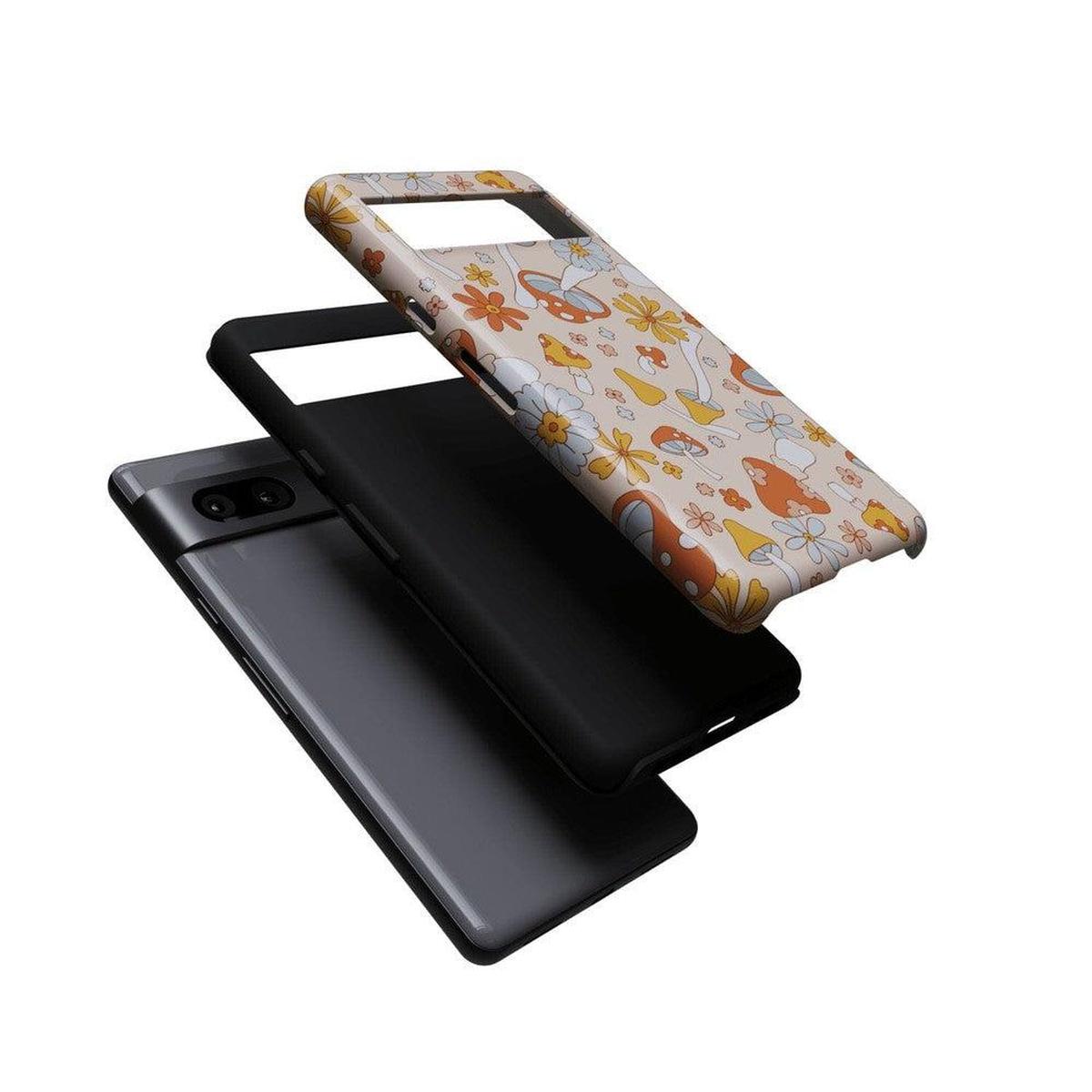 Mushroom Magic | Retro Floral Google Pixel Case Google Pixel Case Casetry