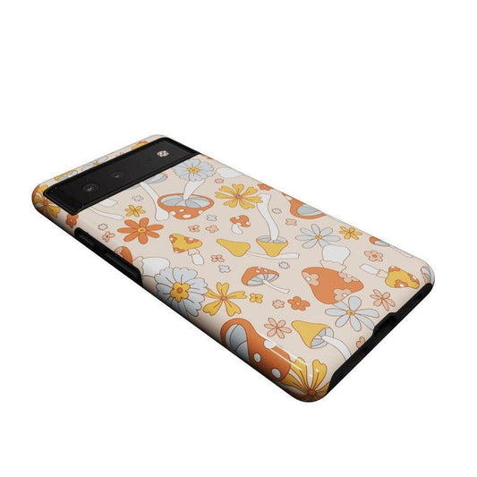 Mushroom Magic | Retro Floral Google Pixel Case Google Pixel Case Casetry
