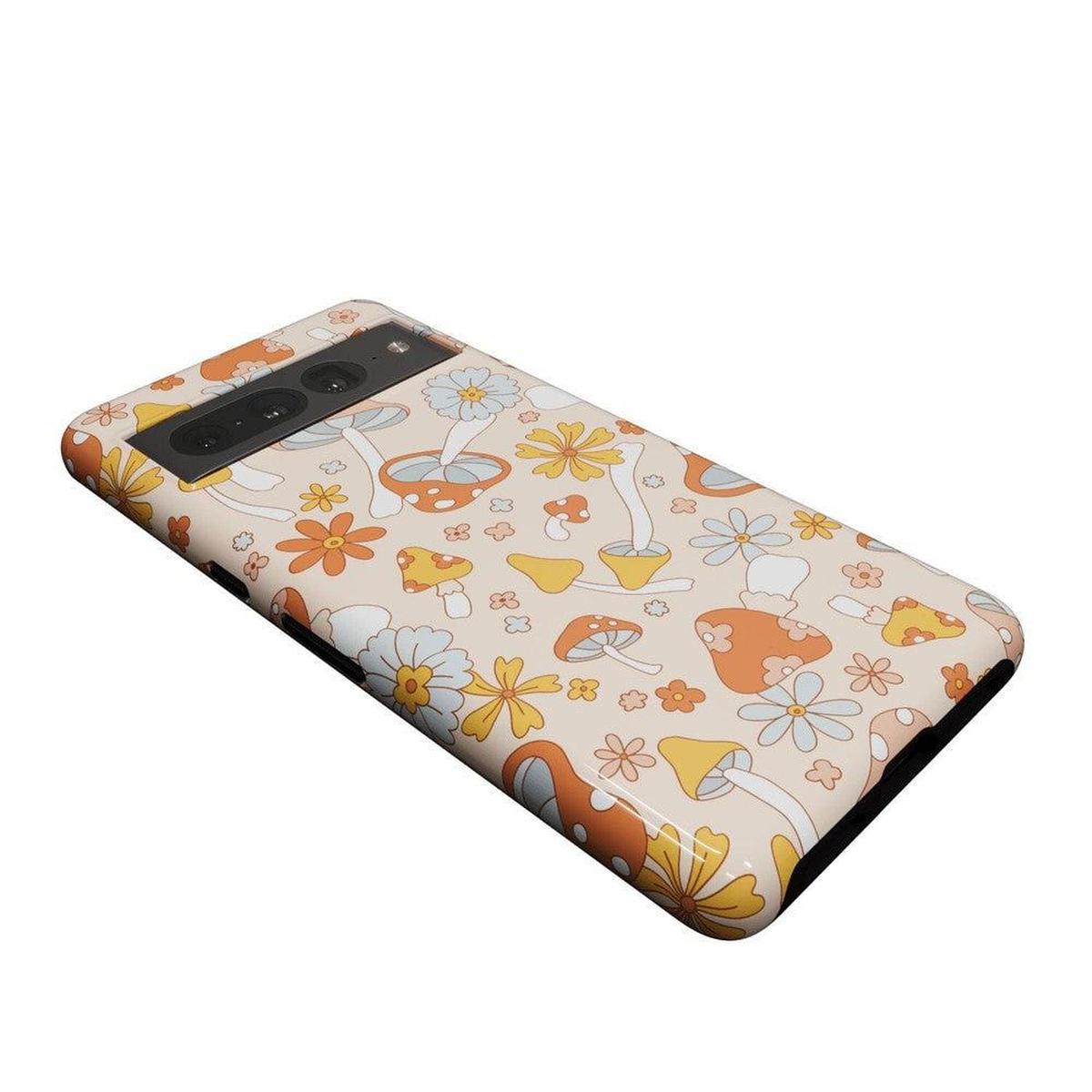 Mushroom Magic | Retro Floral Google Pixel Case Google Pixel Case Casetry
