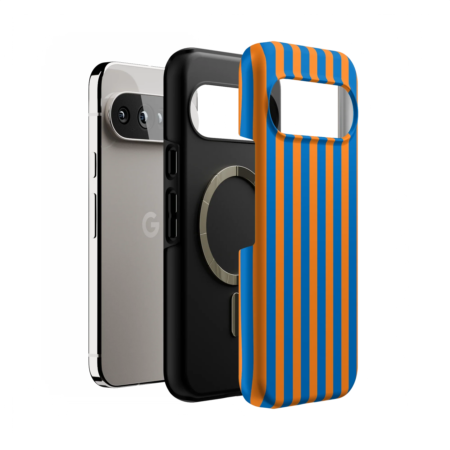 Go New York | Blue & Orange Stripes Case