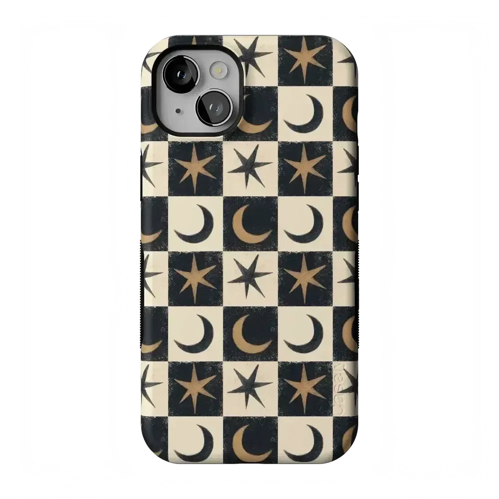 Mystic Moonstar | Black Celestial Case Phone Case get.casely Bold Flex + MagSafe® iPhone 14 Plus