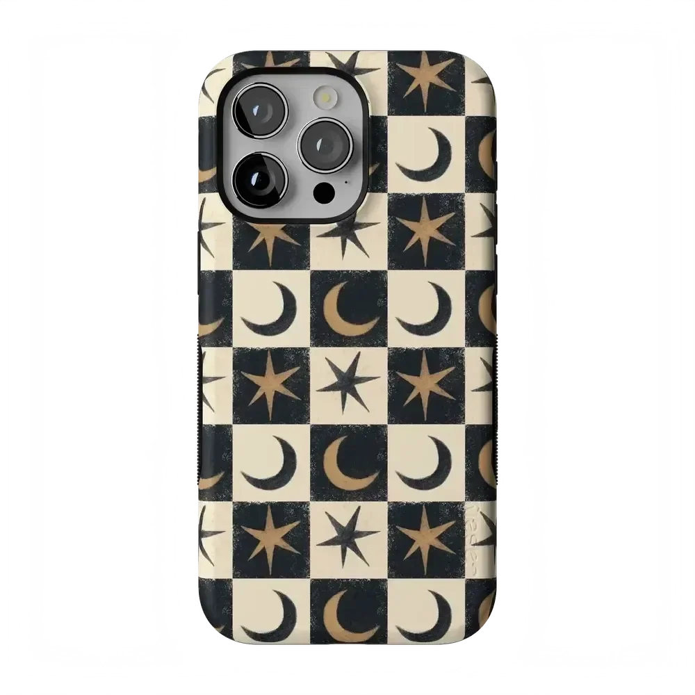 Mystic Moonstar | Black Celestial Case Phone Case get.casely Bold + MagSafe® iPhone 15 Pro Max