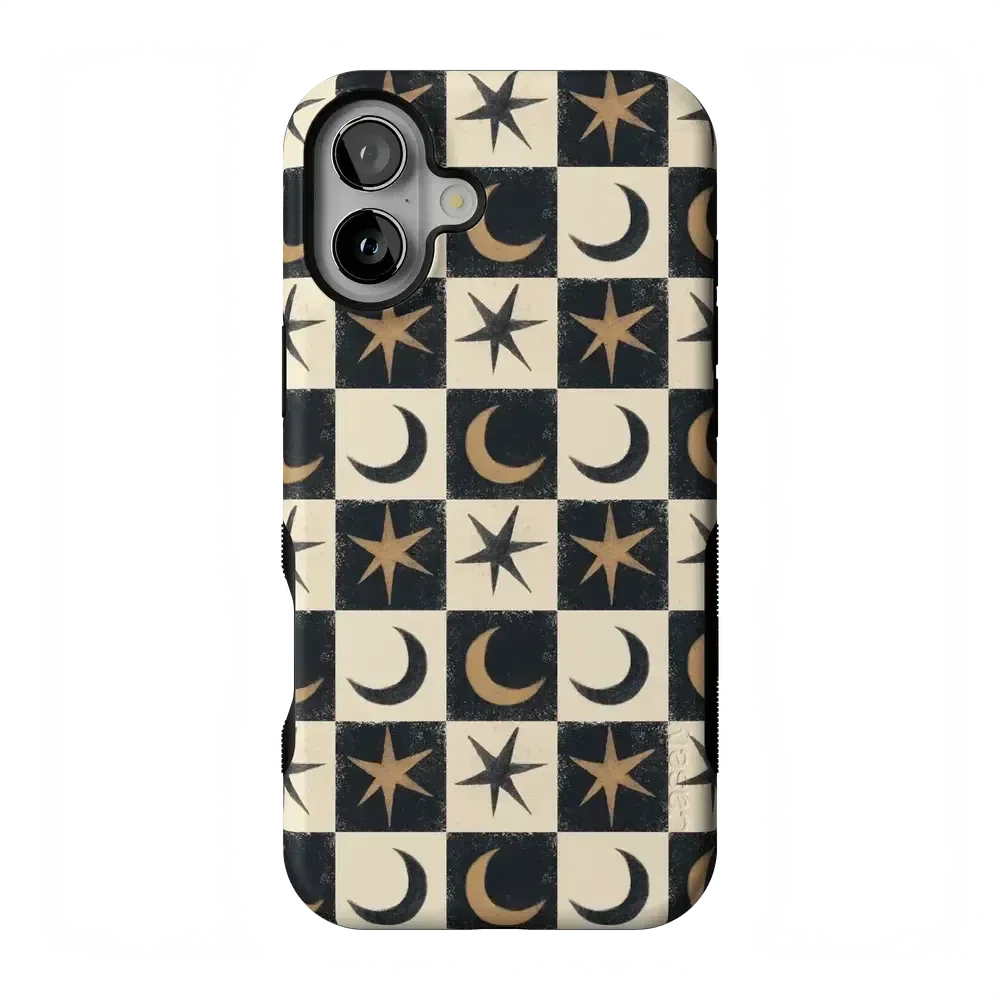 Mystic Moonstar | Black Celestial Case Phone Case get.casely Bold + MagSafe® iPhone 17
