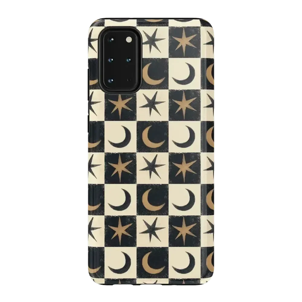 Mystic Moonstar | Black Celestial Case Phone Case get.casely Essential Galaxy S20 Plus