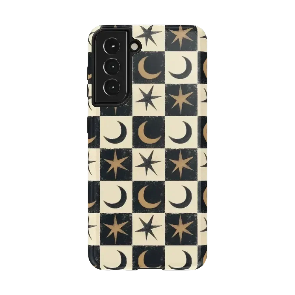 Mystic Moonstar | Black Celestial Case Phone Case get.casely Essential Galaxy S21