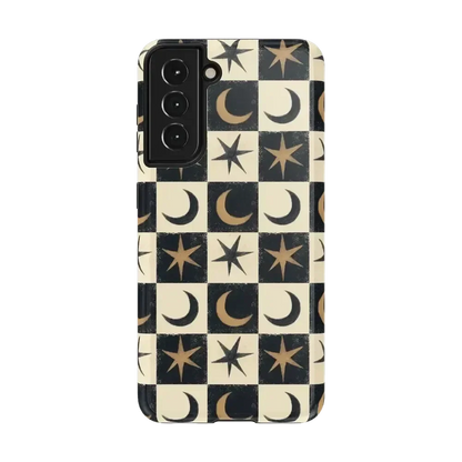 Mystic Moonstar | Black Celestial Case Phone Case get.casely Essential Galaxy S21