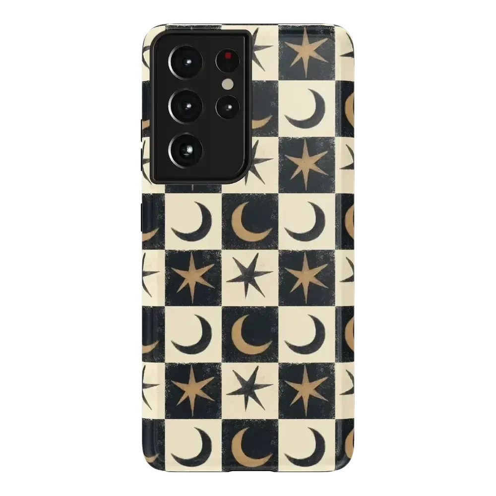 Mystic Moonstar | Black Celestial Case Phone Case get.casely Essential Galaxy S21 Ultra