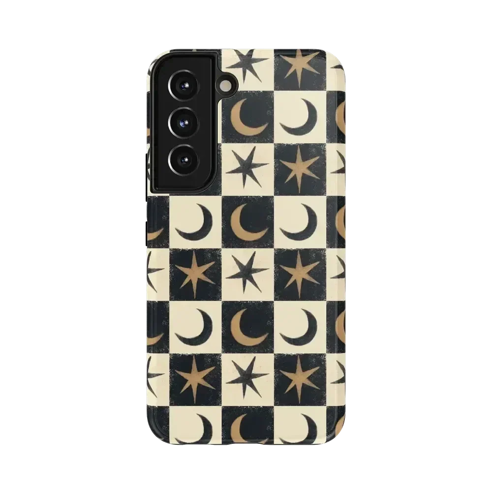 Mystic Moonstar | Black Celestial Case Phone Case get.casely Essential Galaxy S22