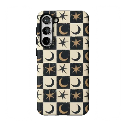 Mystic Moonstar | Black Celestial Case Phone Case get.casely Essential Galaxy S23 Plus
