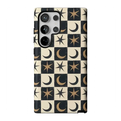 Mystic Moonstar | Black Celestial Case Phone Case get.casely Essential Galaxy S24 Ultra