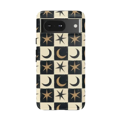 Mystic Moonstar | Black Celestial Case Phone Case get.casely Essential Google Pixel 8