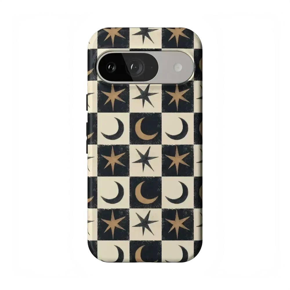 Mystic Moonstar | Black Celestial Case Phone Case get.casely Essential Google Pixel 9
