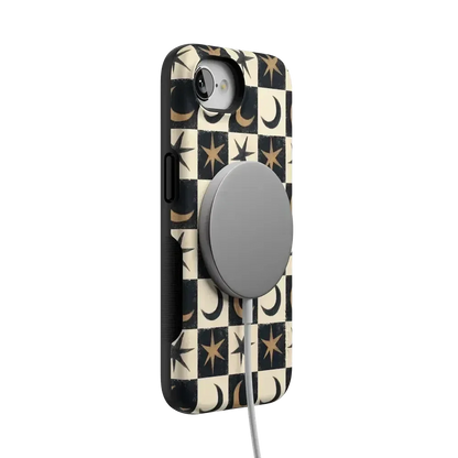 Mystic Moonstar | Black Celestial Case Phone Case get.casely