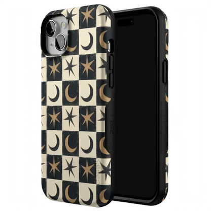 Mystic Moonstar | Black Celestial Case Phone Case get.casely