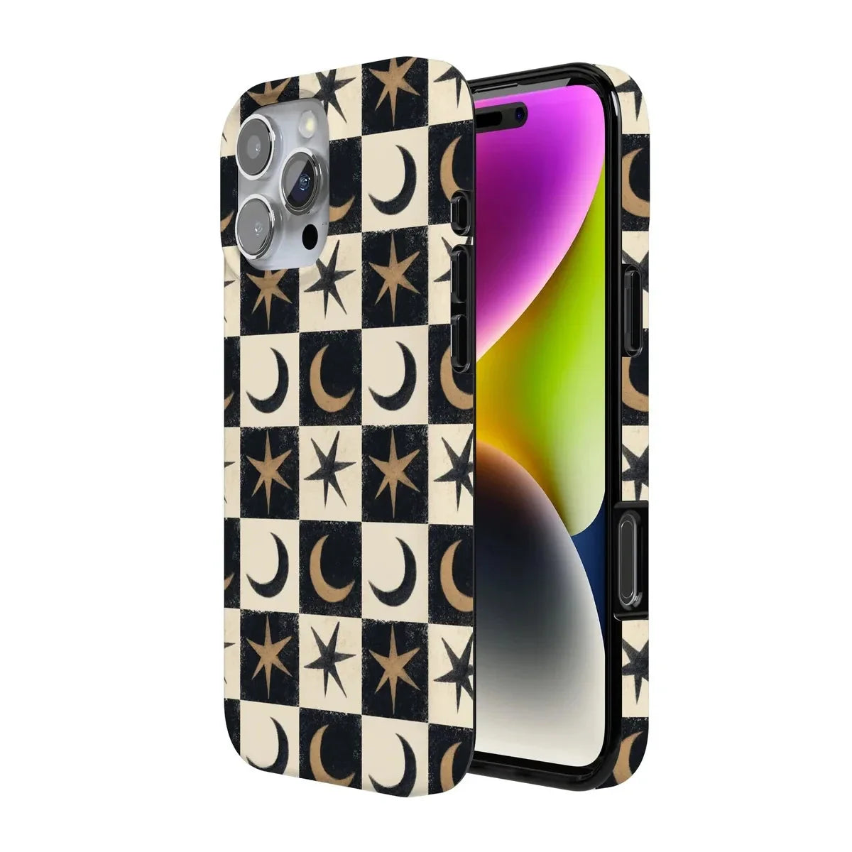 Mystic Moonstar | Black Celestial Case Phone Case get.casely