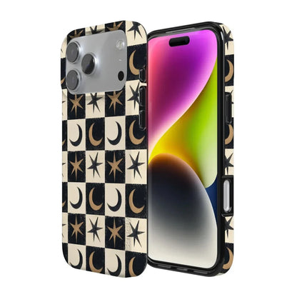 Mystic Moonstar | Black Celestial Case Phone Case get.casely