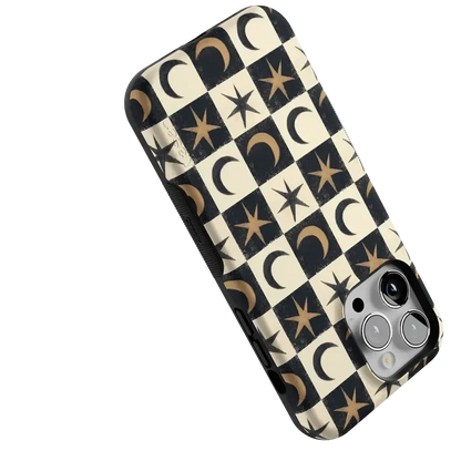Mystic Moonstar | Black Celestial Case Phone Case get.casely