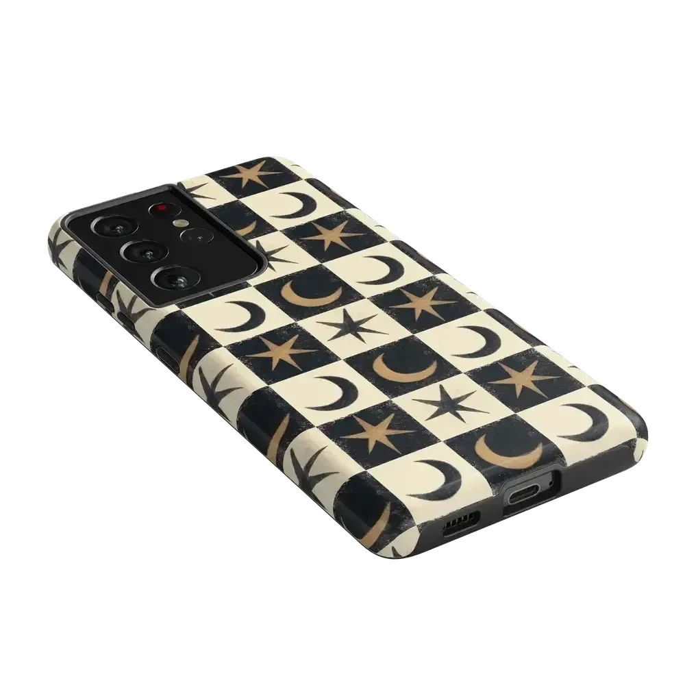 Mystic Moonstar | Black Celestial Case Phone Case get.casely