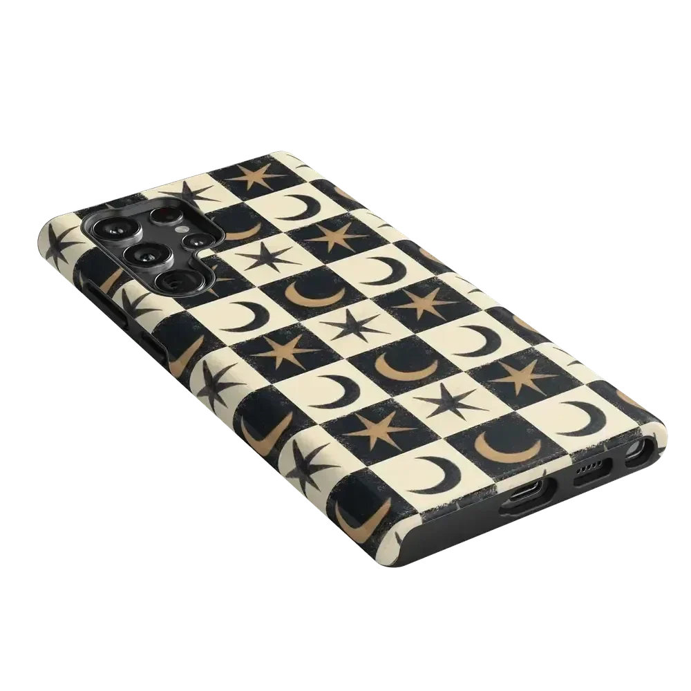Mystic Moonstar | Black Celestial Case Phone Case get.casely