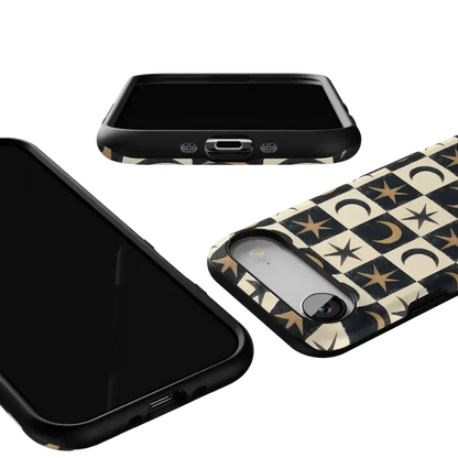 Mystic Moonstar | Black Celestial Case Phone Case get.casely