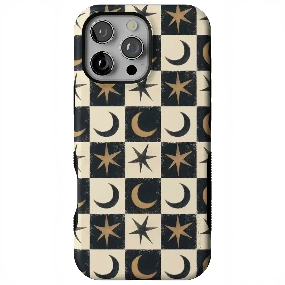 Mystic Moonstar | Black Celestial Case Phone Case get.casely