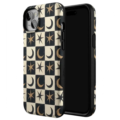 Mystic Moonstar | Black Celestial Case Phone Case get.casely