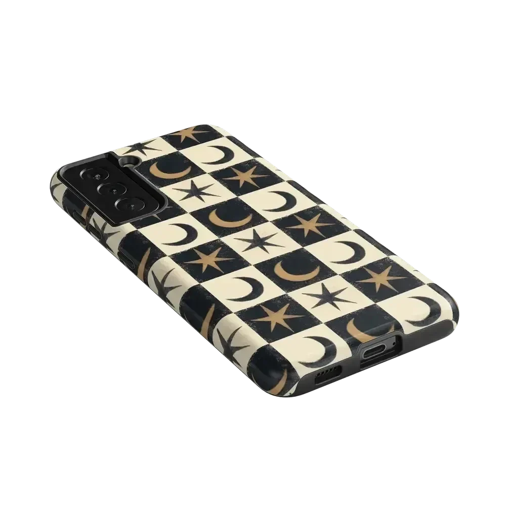 Mystic Moonstar | Black Celestial Case Phone Case get.casely