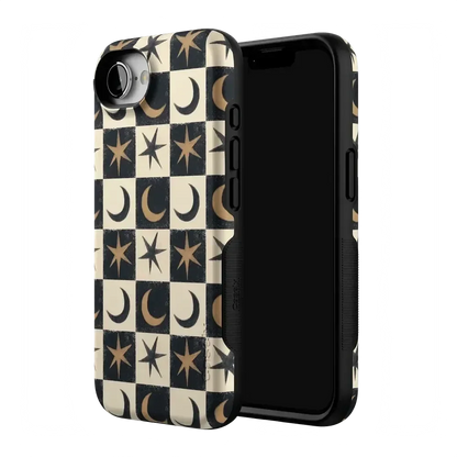 Mystic Moonstar | Black Celestial Case Phone Case get.casely