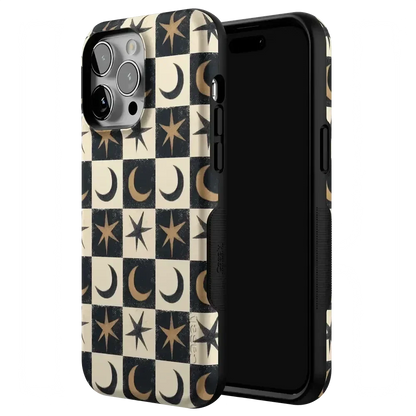 Mystic Moonstar | Black Celestial Case Phone Case get.casely