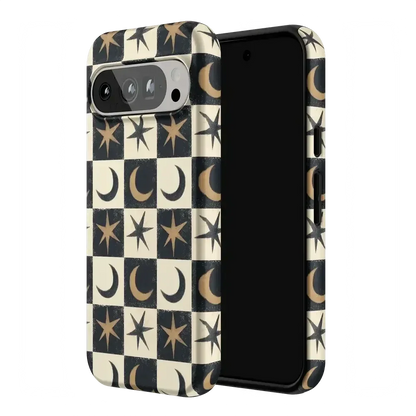 Mystic Moonstar | Black Celestial Case Phone Case get.casely