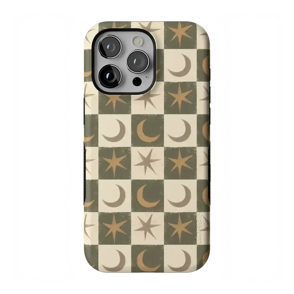 Mystic Moonstar | Green Celestial Case Phone Case get.casely Bold Flex + MagSafe® iPhone 15 Pro Max