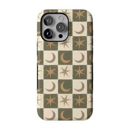 Mystic Moonstar | Green Celestial Case Phone Case get.casely Bold Flex + MagSafe® iPhone 15 Pro Max