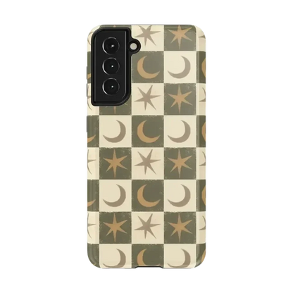 Mystic Moonstar | Green Celestial Case Phone Case get.casely Essential Galaxy S21