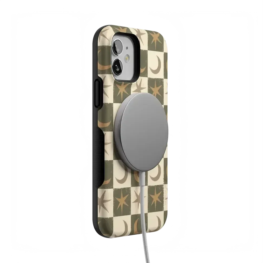 Mystic Moonstar | Green Celestial Case Phone Case get.casely
