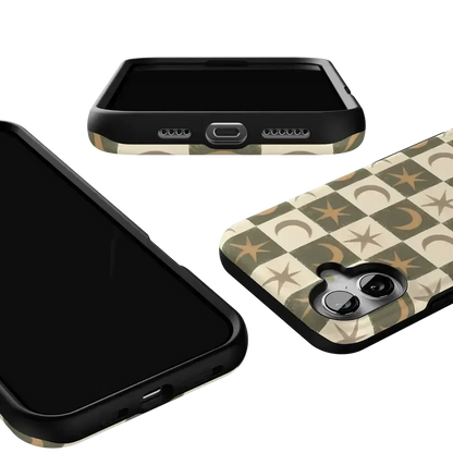 Mystic Moonstar | Green Celestial Case Phone Case get.casely