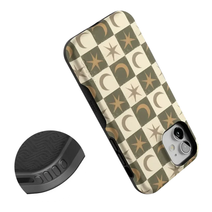 Mystic Moonstar | Green Celestial Case Phone Case get.casely