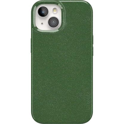 Mystic Moss | Green Enchanted Shimmer Case iPhone Case get.casely Classic + MagSafe® iPhone 15 Plus