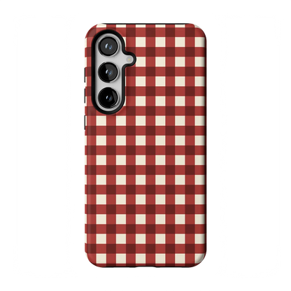 Checked Twice | Red Plaid Case