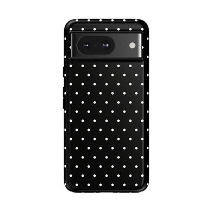 On the Dot | White Polka Dot Case