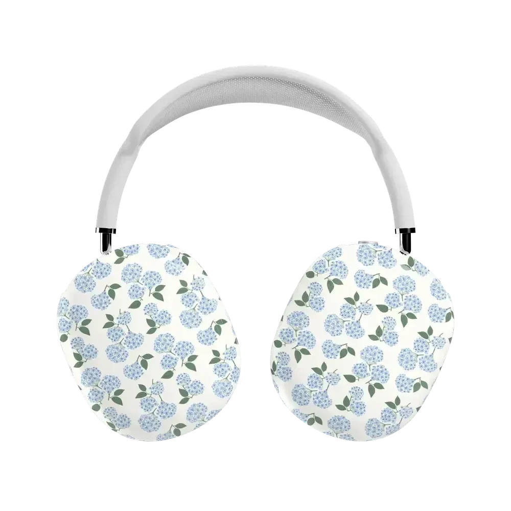 Nantucket Cottage | Blue Hydrangea AirPods Max Case AirPods Case get.casely AirPods Max