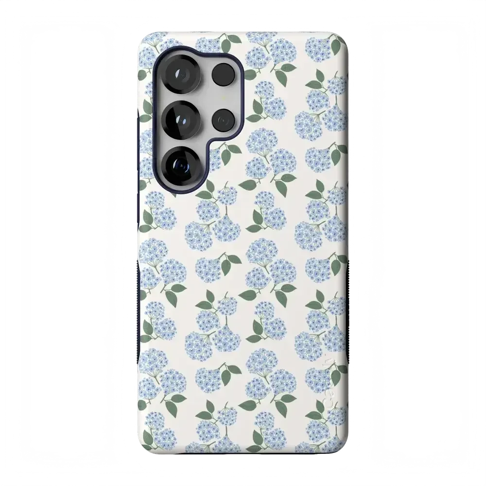 Nantucket Cottage | Blue Hydrangea Case iPhone Case get.casely Bold Flex + MagSafe® Galaxy S25 Ultra