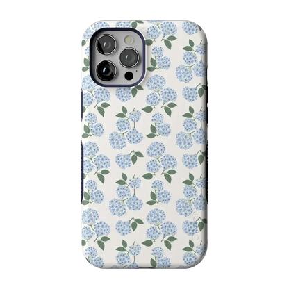 Nantucket Cottage | Blue Hydrangea Case iPhone Case get.casely Bold Flex + MagSafe® iPhone 12 Pro Max