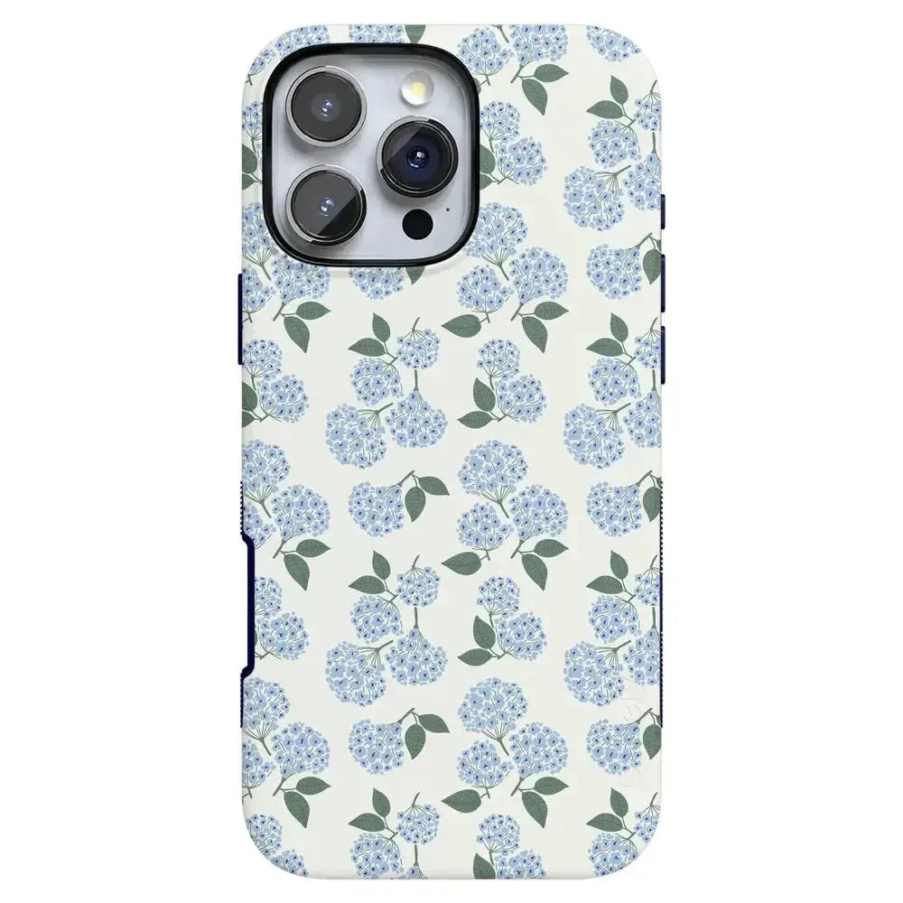 Nantucket Cottage | Blue Hydrangea Case iPhone Case get.casely Bold Flex + MagSafe® iPhone 16 Pro Max