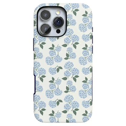 Nantucket Cottage | Blue Hydrangea Case iPhone Case get.casely Bold Flex + MagSafe® iPhone 16 Pro Max