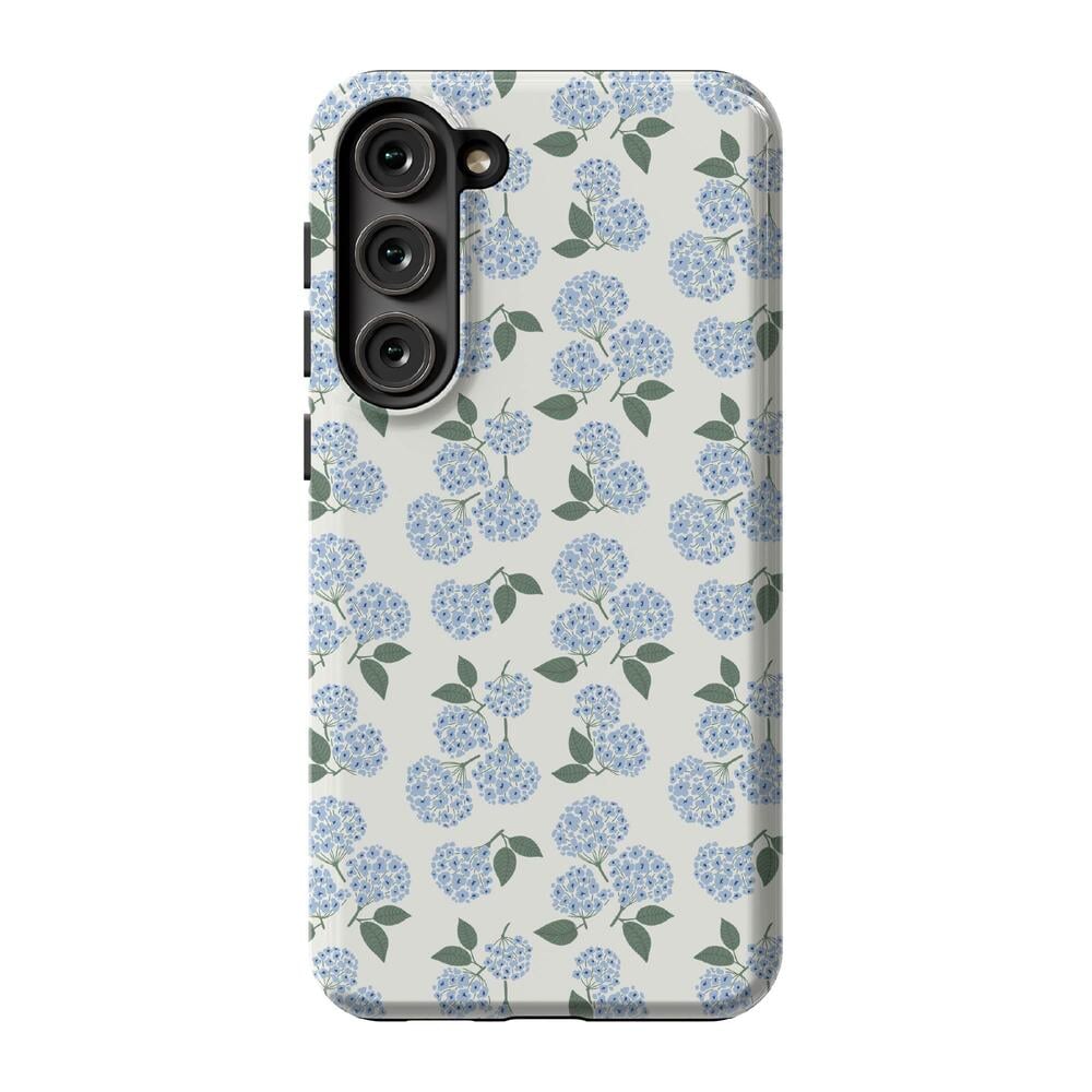 Nantucket Cottage | Blue Hydrangea Case iPhone Case get.casely Essential Galaxy S23 Plus