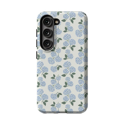 Nantucket Cottage | Blue Hydrangea Case iPhone Case get.casely Essential Galaxy S23